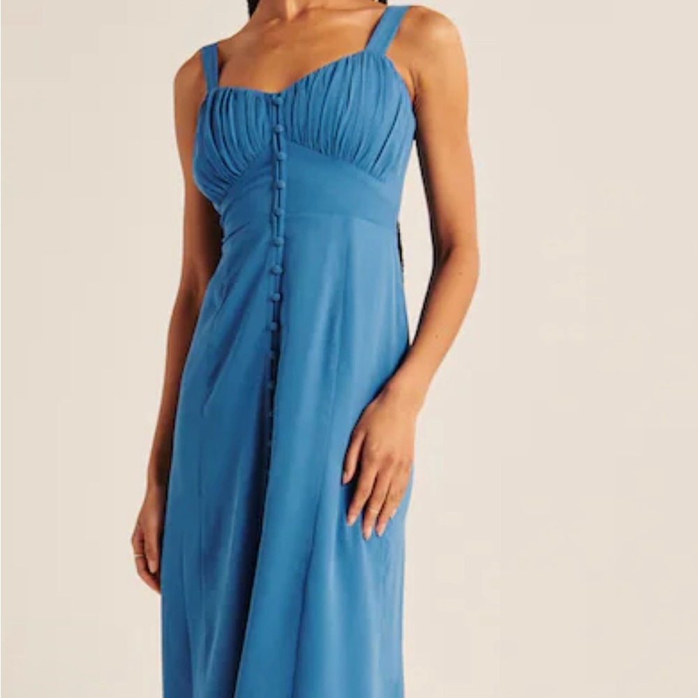 Abercrombie Button Through Slim Midi Dress